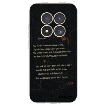 Picasee silikonowe przeźroczyste etui na Xiaomi Redmi Note 15 Pro 4G - POET