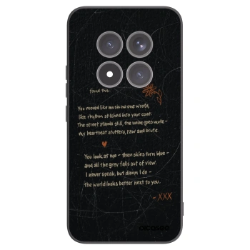 Picasee silikonowe czarne etui na Xiaomi Redmi Note 15 Pro+ - POET