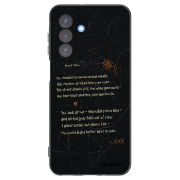Picasee silikonowe czarne etui na Samsung Galaxy A17 5G - POET