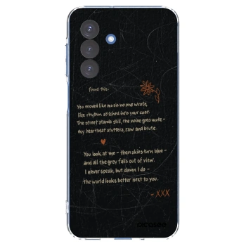 Picasee silikonowe przeźroczyste etui na Samsung Galaxy A17 5G - POET