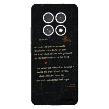 Picasee silikonowe przeźroczyste etui na Xiaomi Redmi Note 15 4G - POET