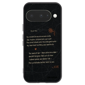 Picasee silikonowe czarne etui na Google Pixel 10 - POET