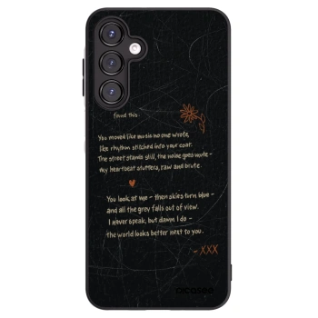 Picasee silikonowe czarne etui na Samsung Galaxy A16 4G - POET
