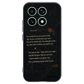 Picasee silikonowe czarne etui na Xiaomi 17 - POET