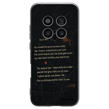 Picasee silikonowe czarne etui na Honor Magic8 Pro 5G - POET