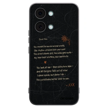 Picasee silikonowe czarne etui na Xiaomi Poco X8 Pro Max - POET