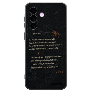 Picasee silikonowe czarne etui na Samsung Galaxy A57 5G - POET