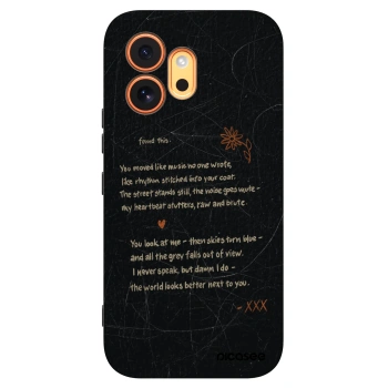 Picasee silikonowe czarne etui na Honor 600 - POET