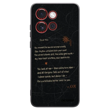Picasee silikonowe czarne etui na Motorola Edge 60 Neo 5G - POET