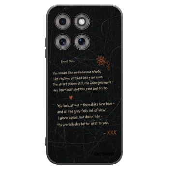 Picasee silikonowe czarne etui na Motorola Moto G77 - POET