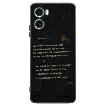 Picasee silikonowe czarne etui na Motorola Moto G06 - POET