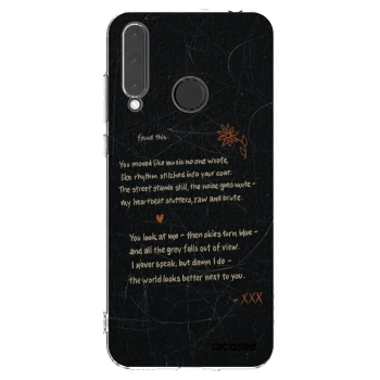 Picasee silikonowe przeźroczyste etui na Honor 20 Lite - POET