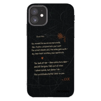 Picasee silikonowe przeźroczyste etui na Apple iPhone 11 - POET