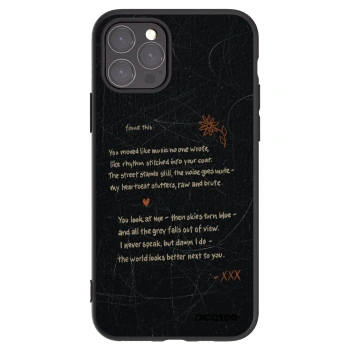 Picasee silikonowe czarne etui na Apple iPhone 11 Pro - POET
