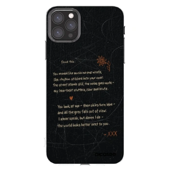 Picasee silikonowe przeźroczyste etui na Apple iPhone 11 Pro Max - POET