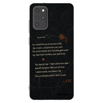 Picasee silikonowe przeźroczyste etui na Samsung Galaxy S20+ G985F - POET