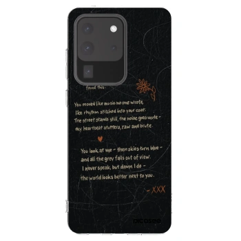 Picasee silikonowe przeźroczyste etui na Samsung Galaxy S20 Ultra 5G G988F - POET