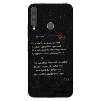 Picasee silikonowe przeźroczyste etui na Huawei P40 Lite E - POET
