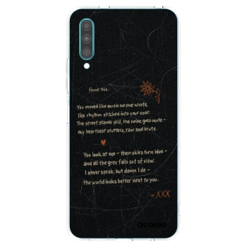 Picasee silikonowe przeźroczyste etui na Samsung Galaxy A30s A307F - POET