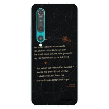 Picasee silikonowe przeźroczyste etui na Xiaomi Mi 10 - POET