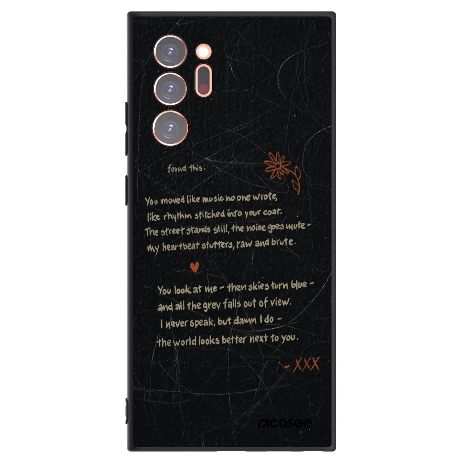 Picasee silikonowe czarne etui na Samsung Galaxy Note 20 Ultra - POET
