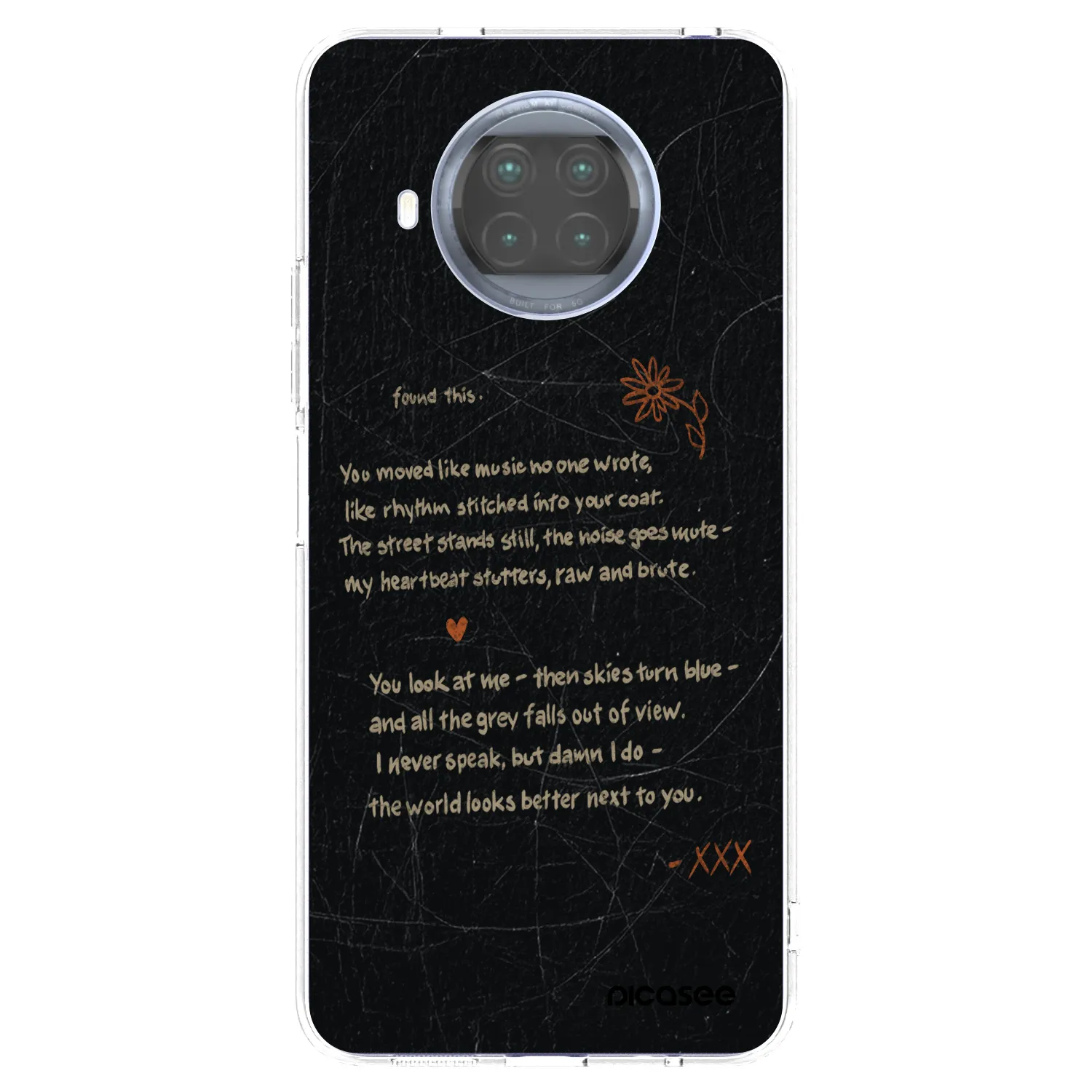 Picasee silikonowe przeźroczyste etui na Xiaomi Mi 10T Lite - POET