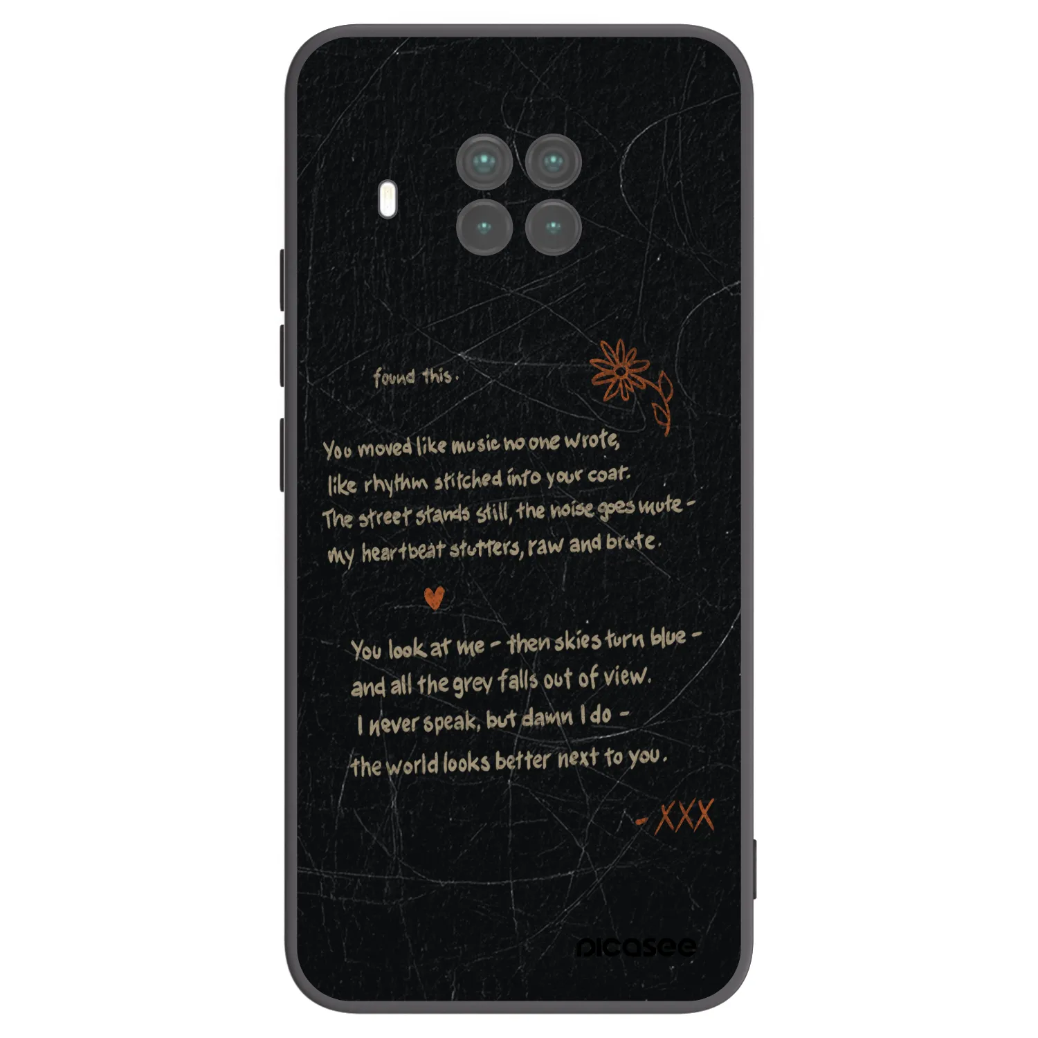 Picasee silikonowe czarne etui na Xiaomi Mi 10T Lite - POET