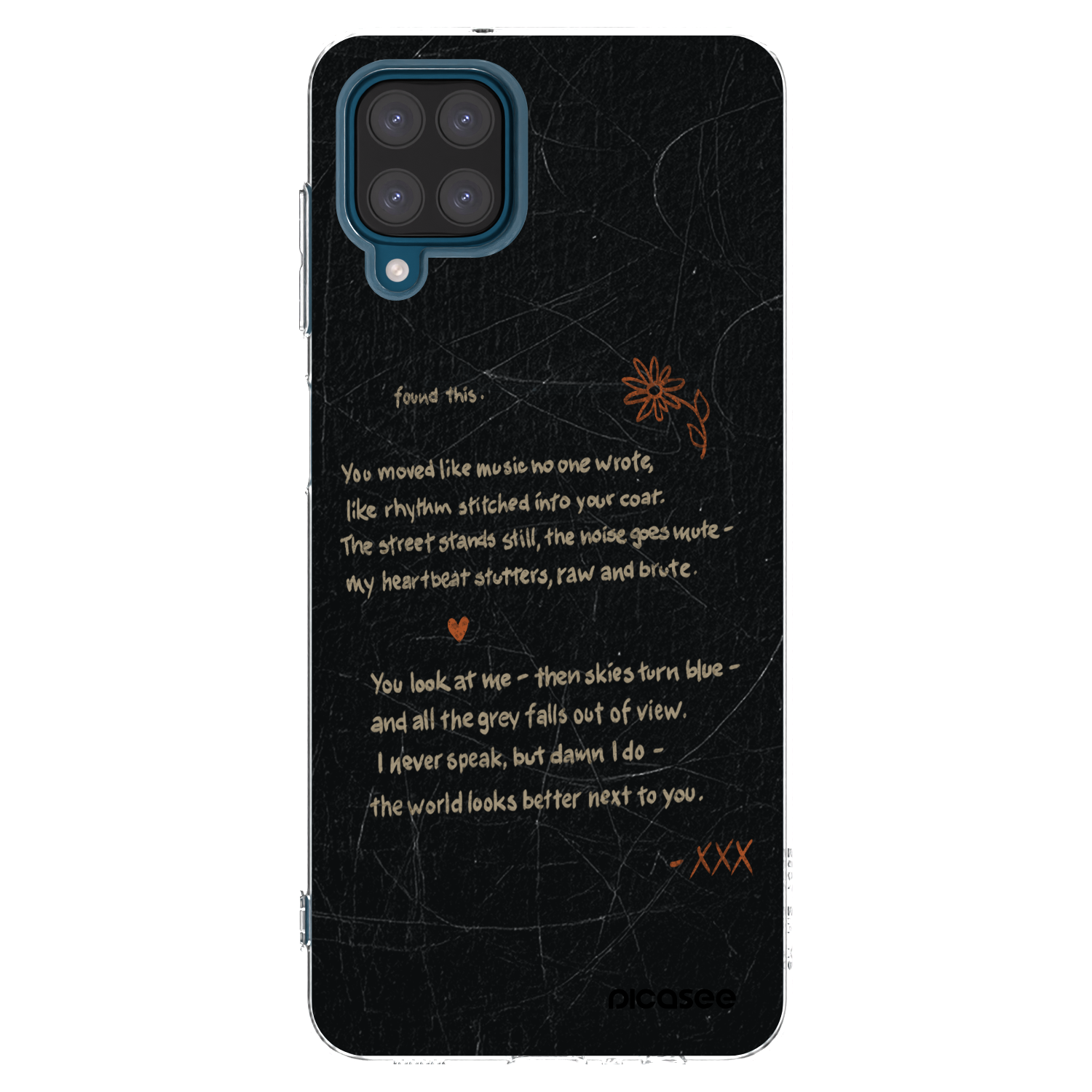 Picasee silikonowe przeźroczyste etui na Samsung Galaxy A12 A125F - POET