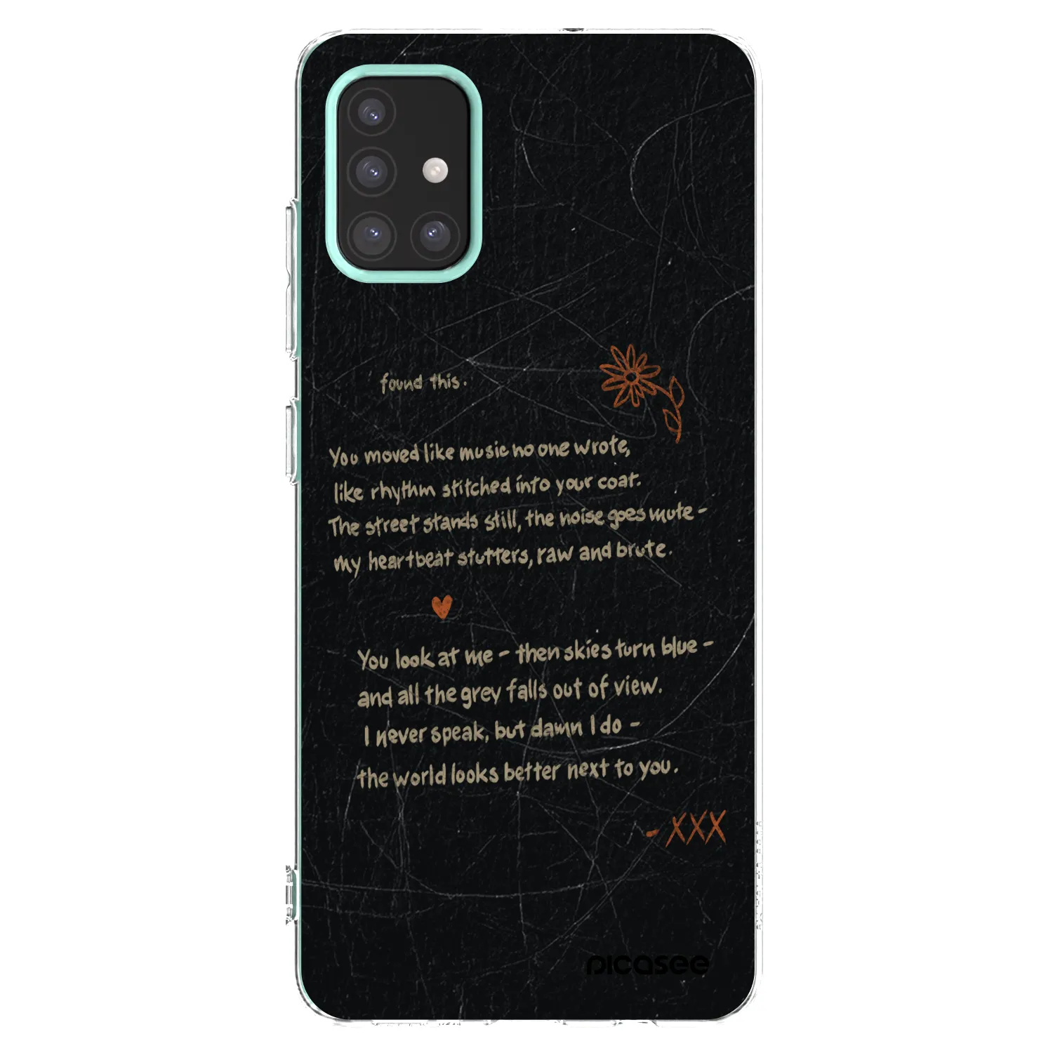 Picasee silikonowe przeźroczyste etui na Samsung Galaxy M31s - POET