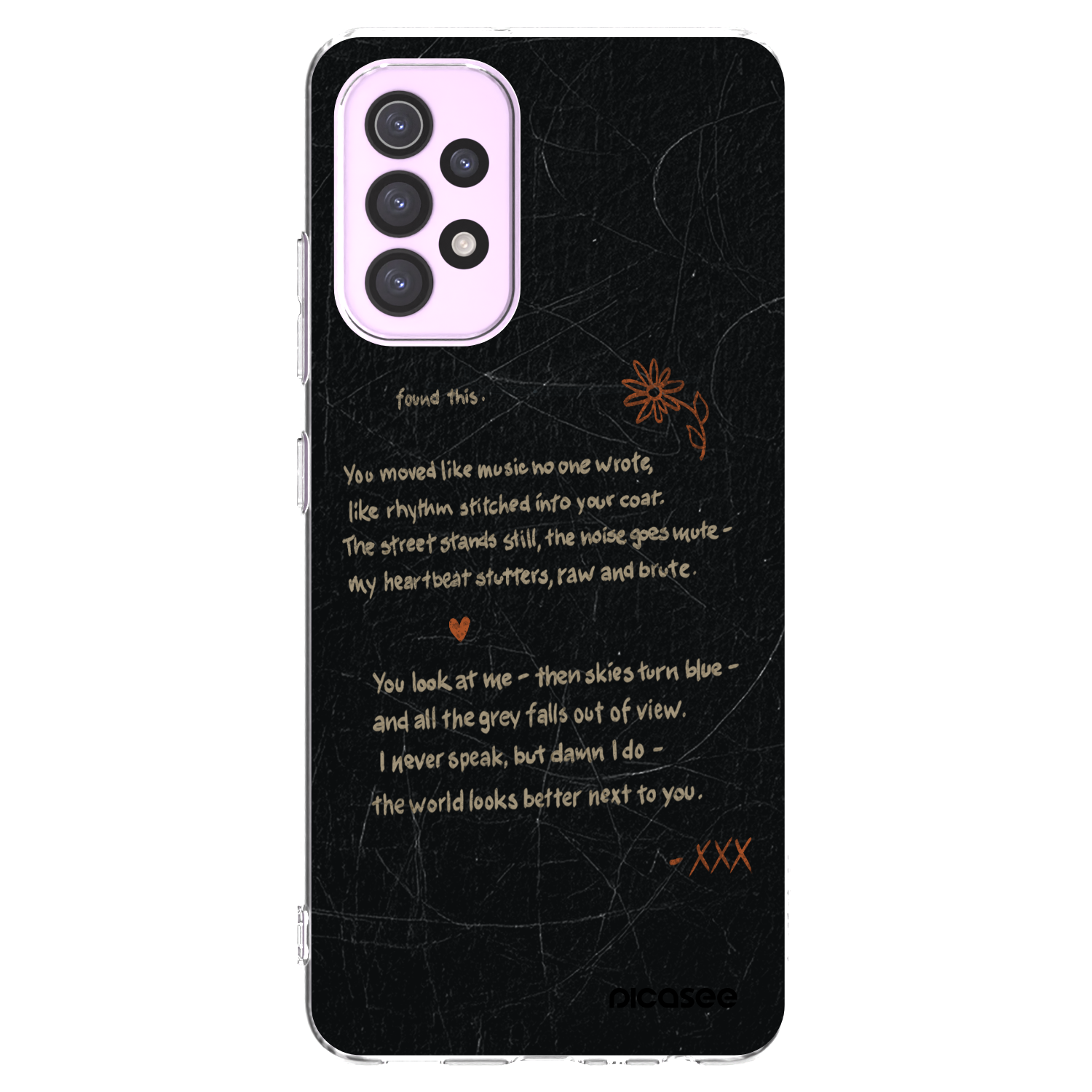 Picasee silikonowe przeźroczyste etui na Samsung Galaxy A32 5G A326B - POET