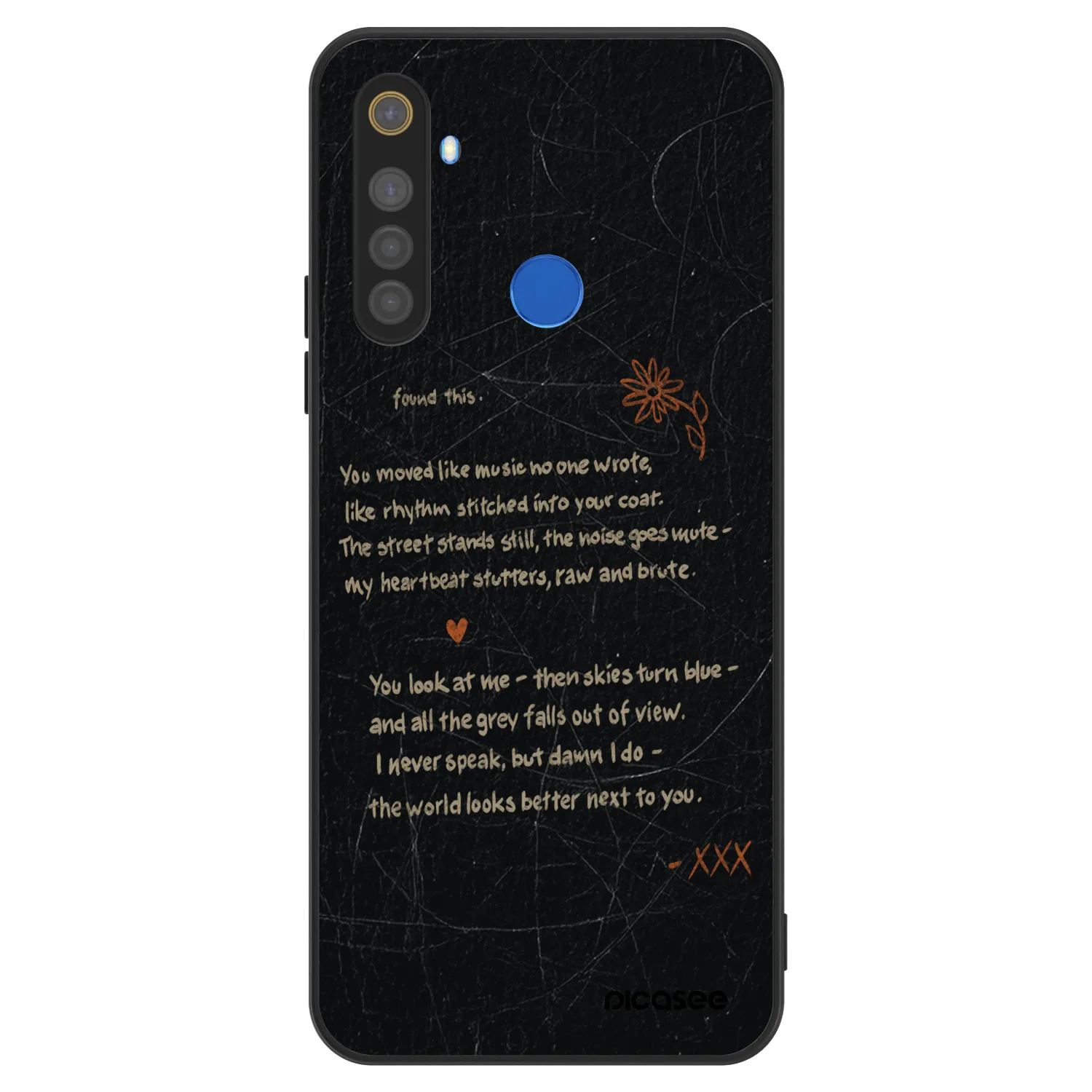 Picasee ULTIMATE CASE na Realme 5 - POET