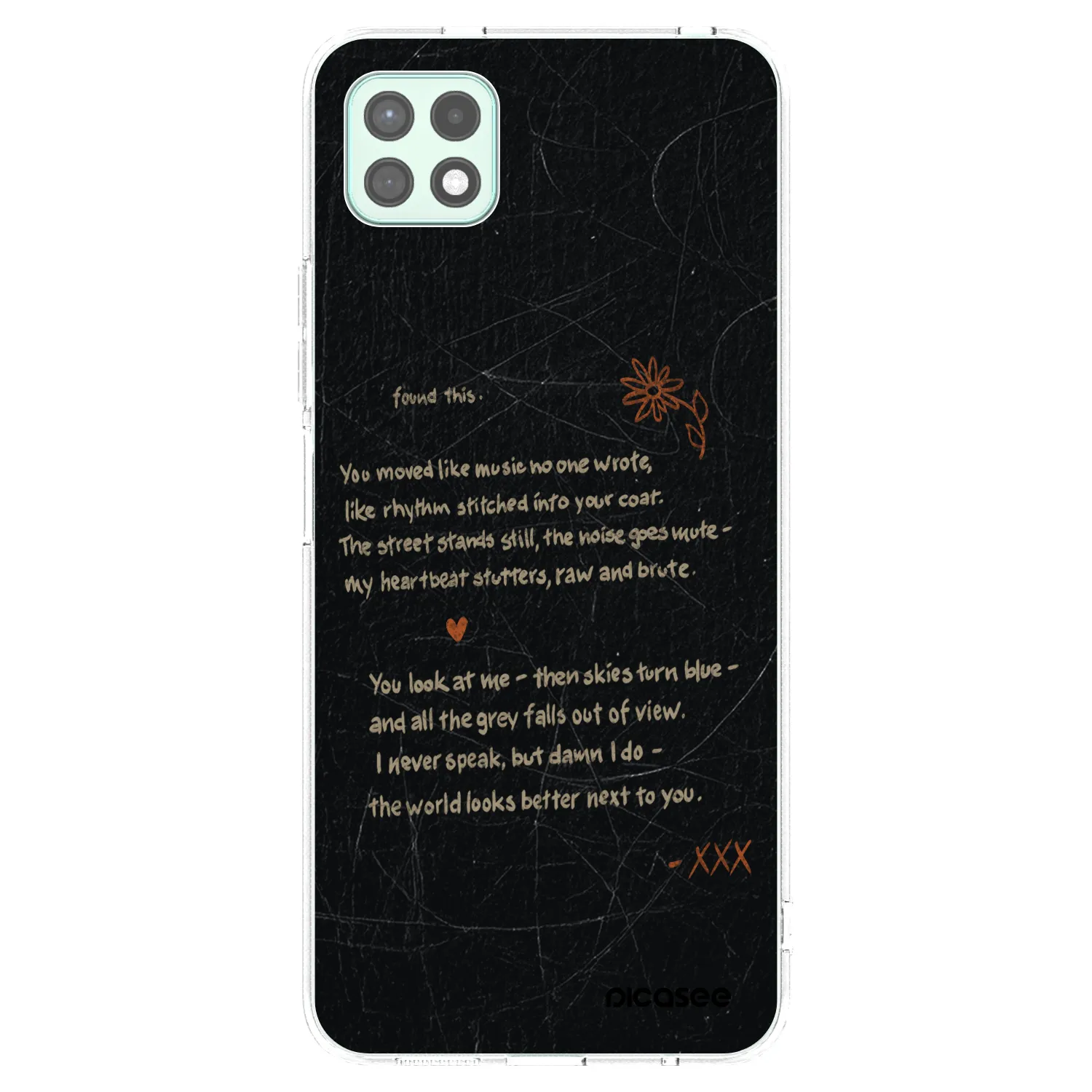 Picasee silikonowe przeźroczyste etui na Samsung Galaxy A22 A226B 5G - POET