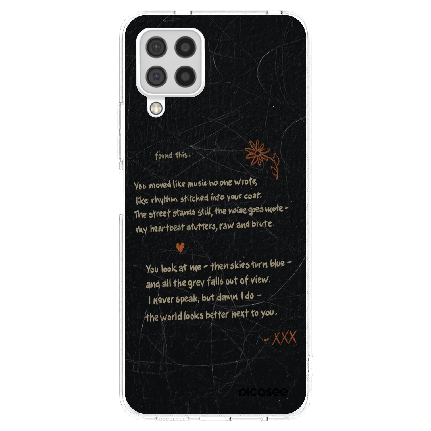 Picasee silikonowe przeźroczyste etui na Samsung Galaxy A22 A225F 4G - POET