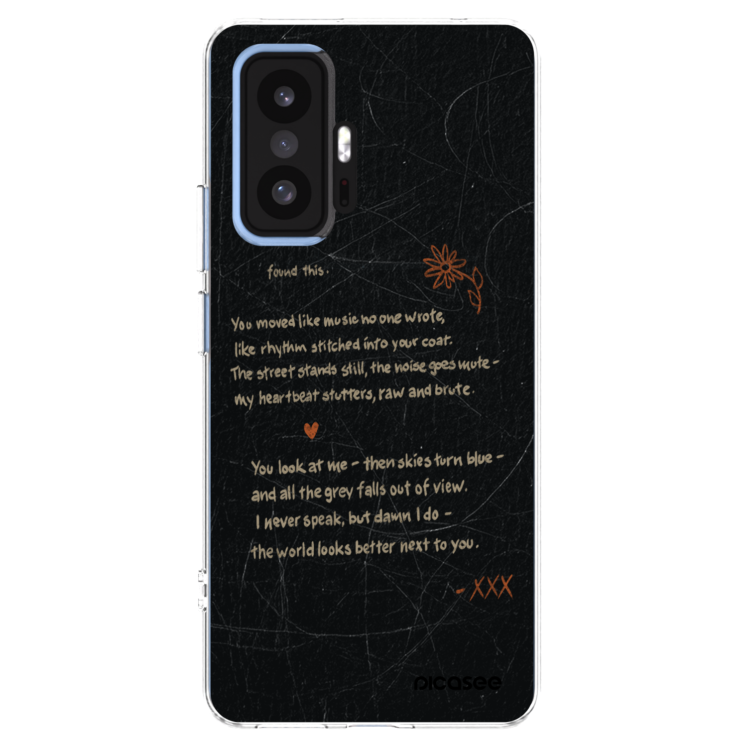 Picasee silikonowe przeźroczyste etui na Xiaomi 11T - POET