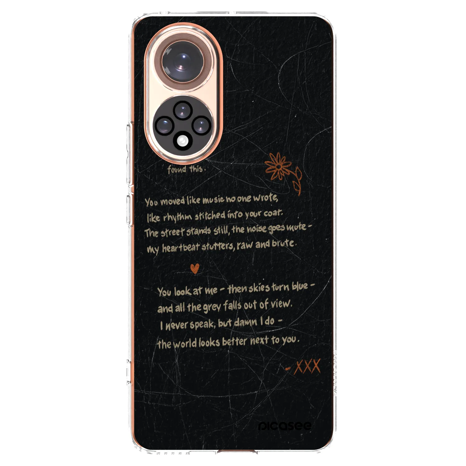 Picasee silikonowe przeźroczyste etui na Huawei Nova 9 - POET