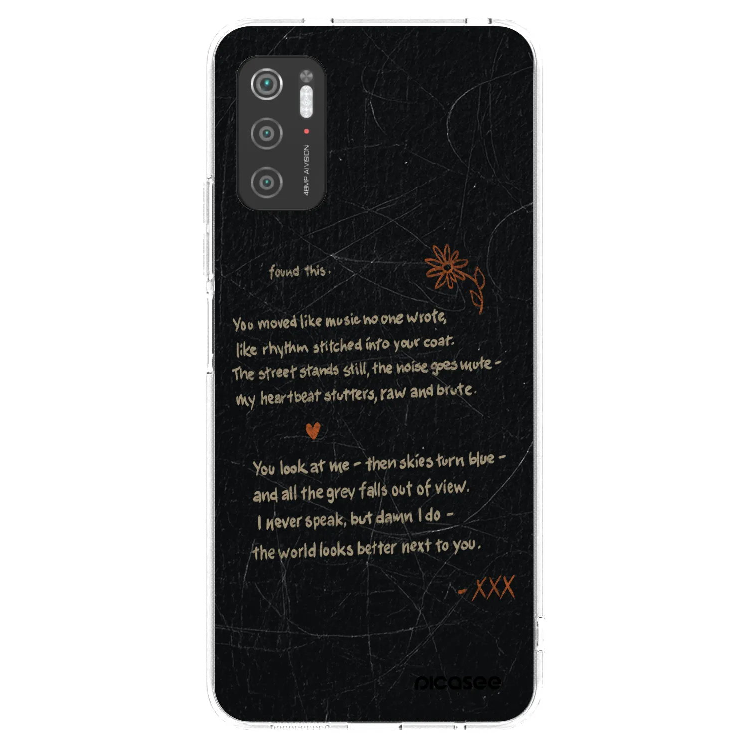 Picasee silikonowe przeźroczyste etui na Xiaomi Poco M3 Pro 5G - POET