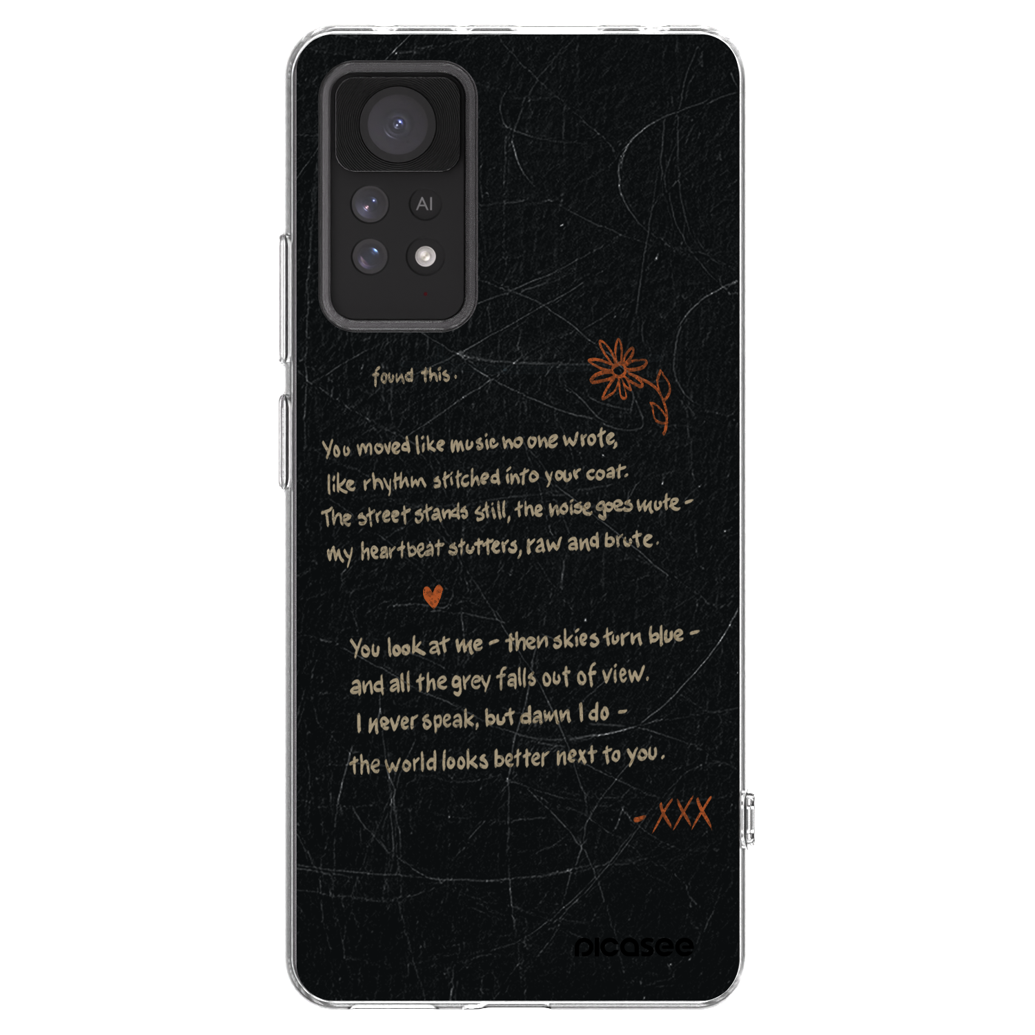 Picasee silikonowe przeźroczyste etui na Xiaomi Redmi Note 11 Pro 5G - POET
