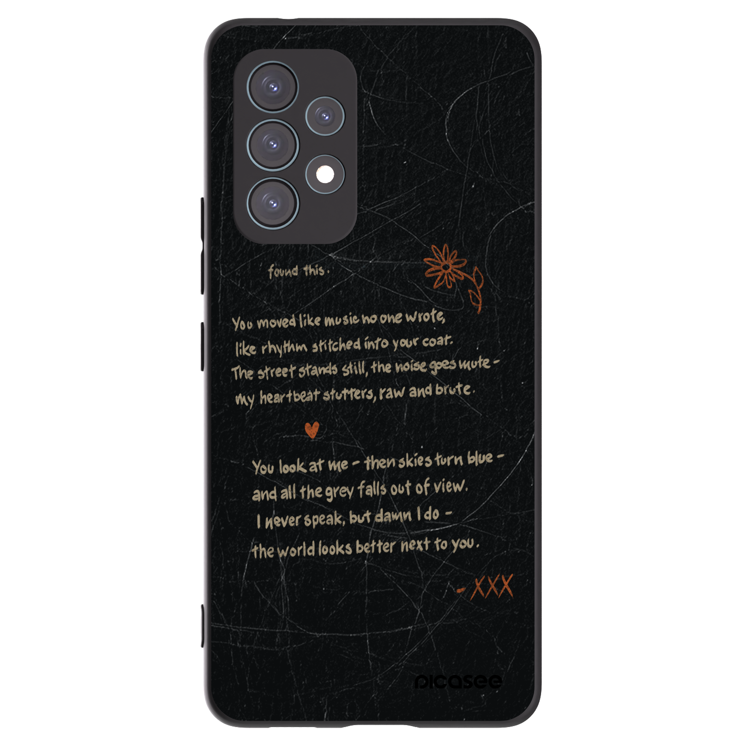 Picasee silikonowe czarne etui na Samsung Galaxy A53 5G A536 - POET