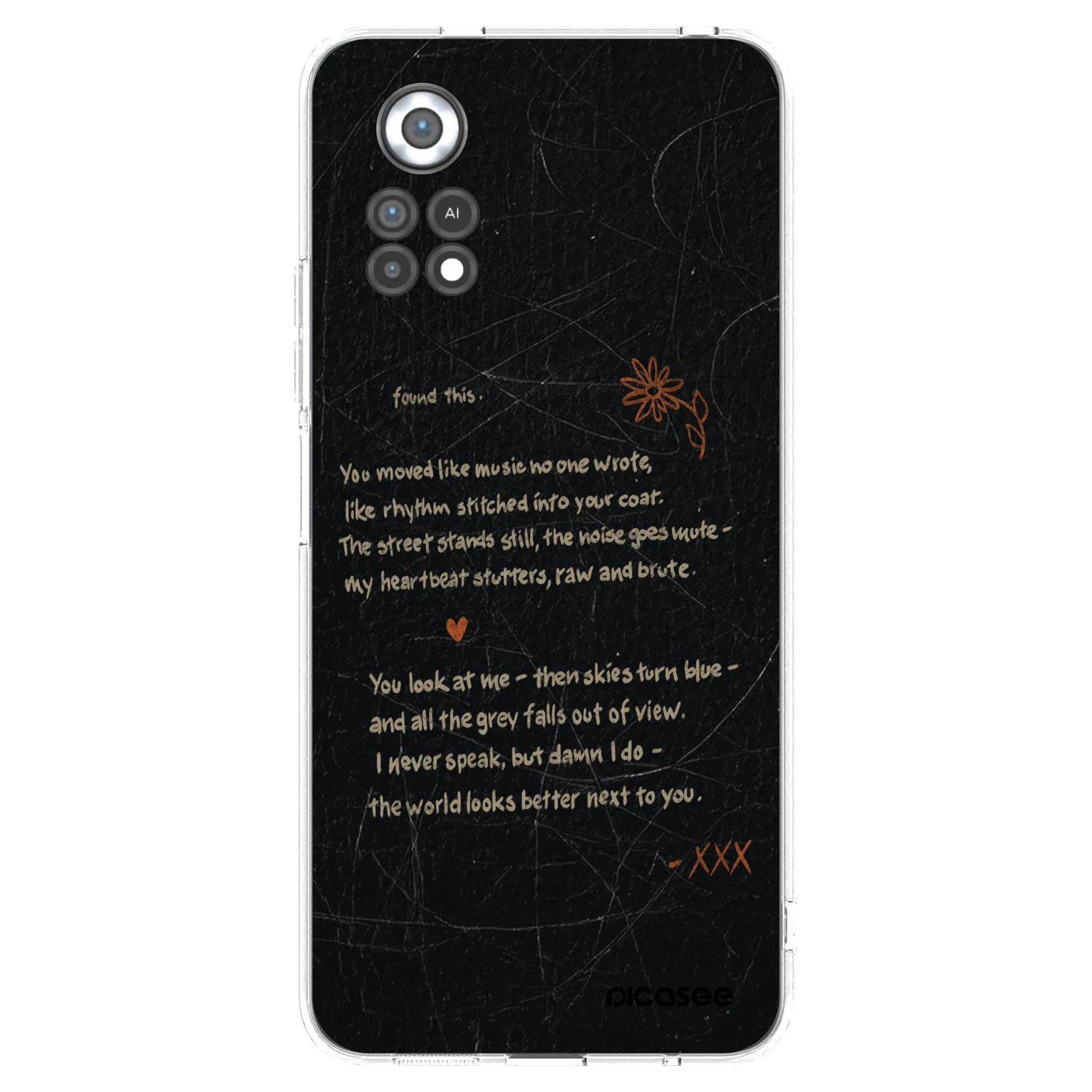 Picasee silikonowe przeźroczyste etui na Xiaomi Poco X4 Pro 5G - POET