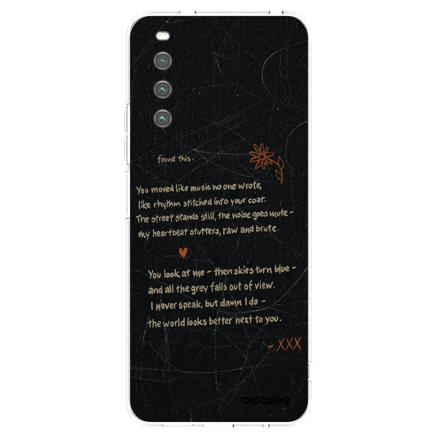 Picasee silikonowe przeźroczyste etui na Sony Xperia 10 IV 5G - POET