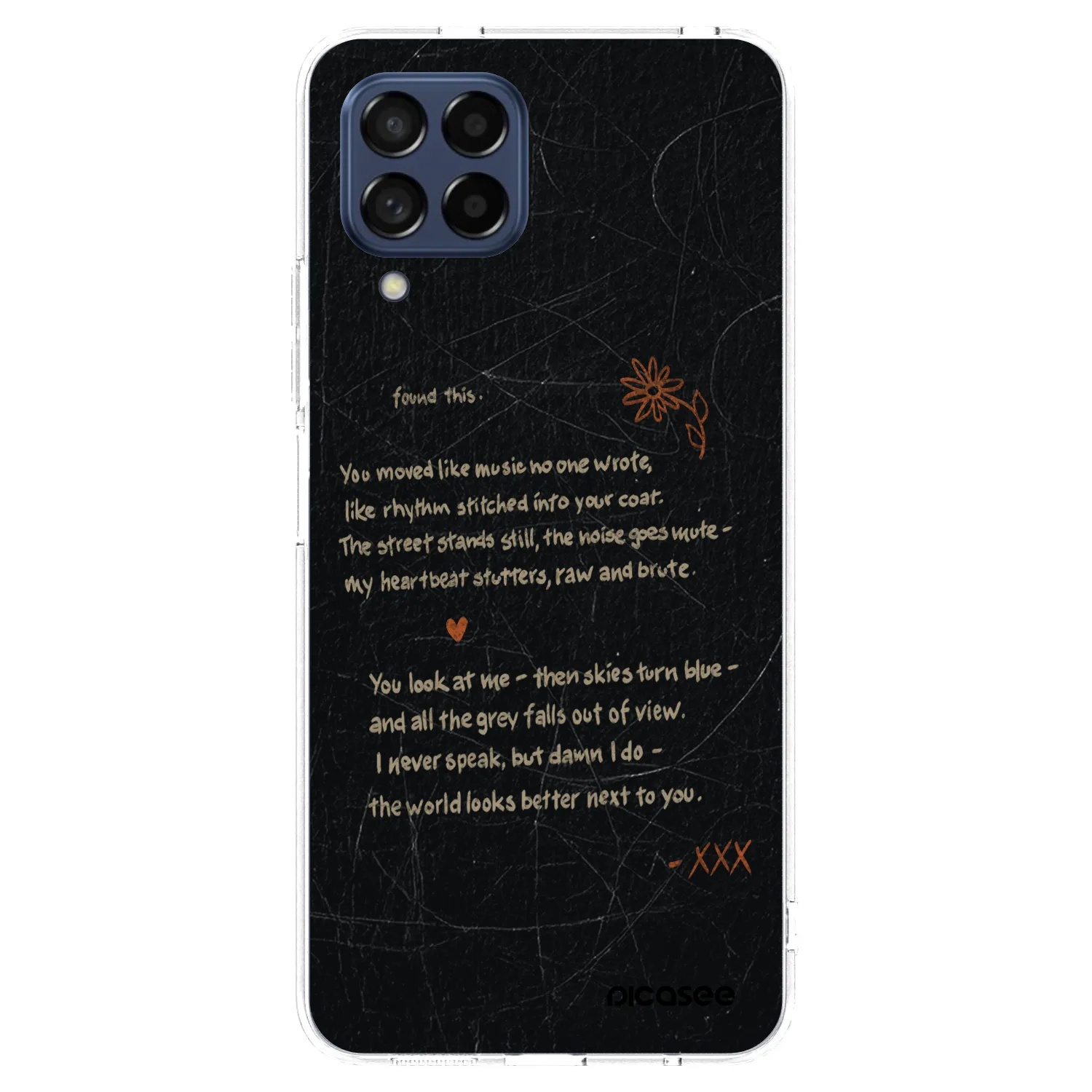 Picasee silikonowe przeźroczyste etui na Samsung Galaxy M53 5G - POET