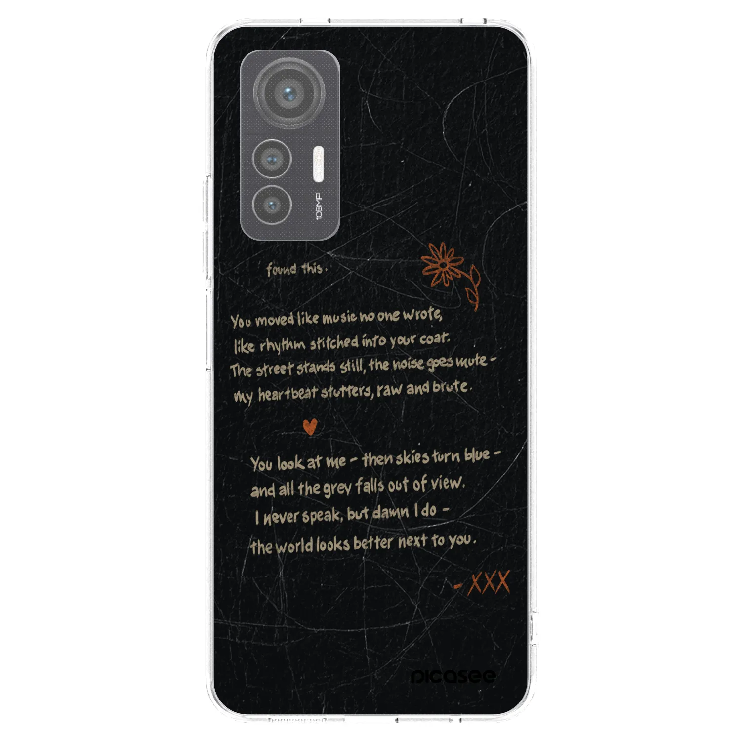 Picasee silikonowe przeźroczyste etui na Xiaomi 12 Lite - POET