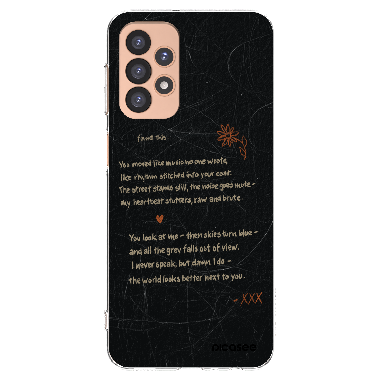 Picasee silikonowe przeźroczyste etui na Samsung Galaxy A23 A236B 5G - POET