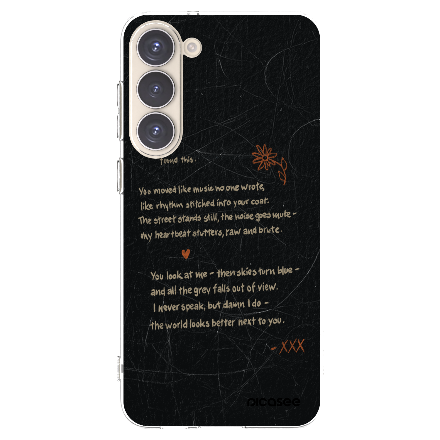 Picasee silikonowe przeźroczyste etui na Samsung Galaxy S23+ 5G - POET