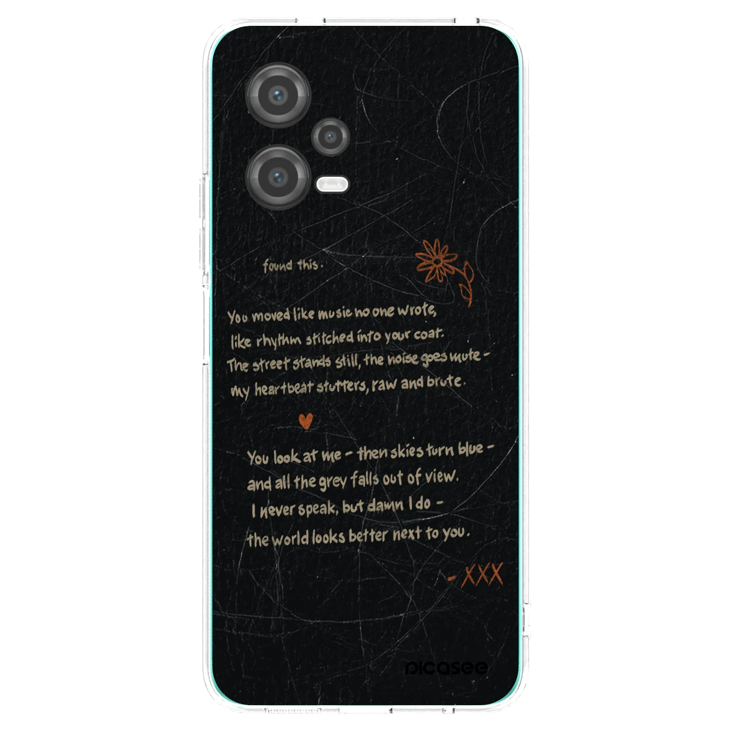 Picasee silikonowe przeźroczyste etui na Xiaomi Poco X5 - POET