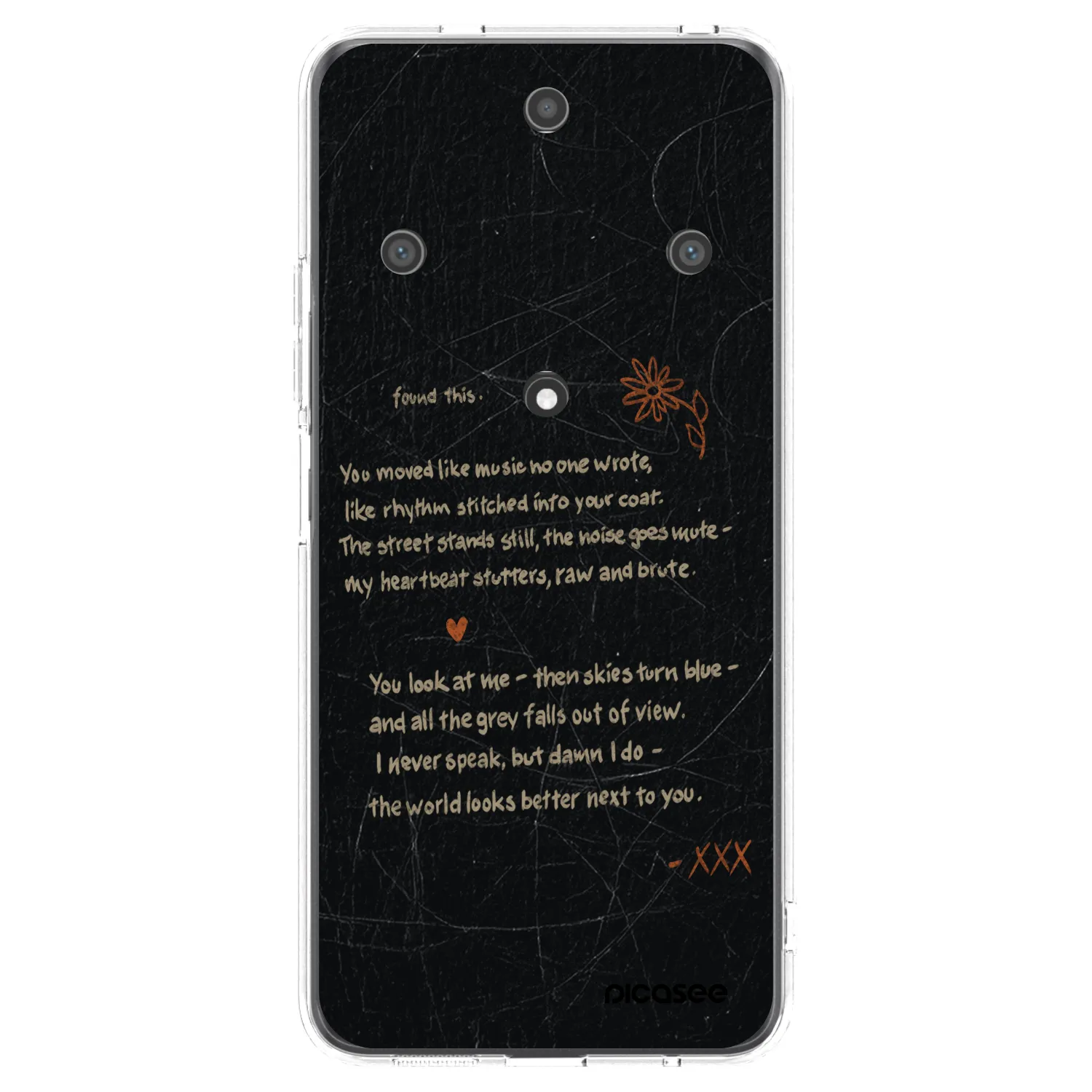 Picasee silikonowe przeźroczyste etui na Honor Magic5 Lite 5G - POET