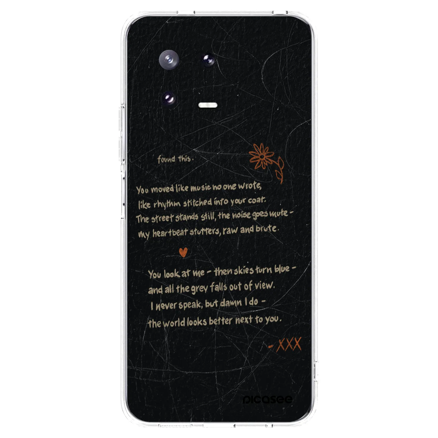 Picasee silikonowe przeźroczyste etui na Xiaomi 13 Pro - POET
