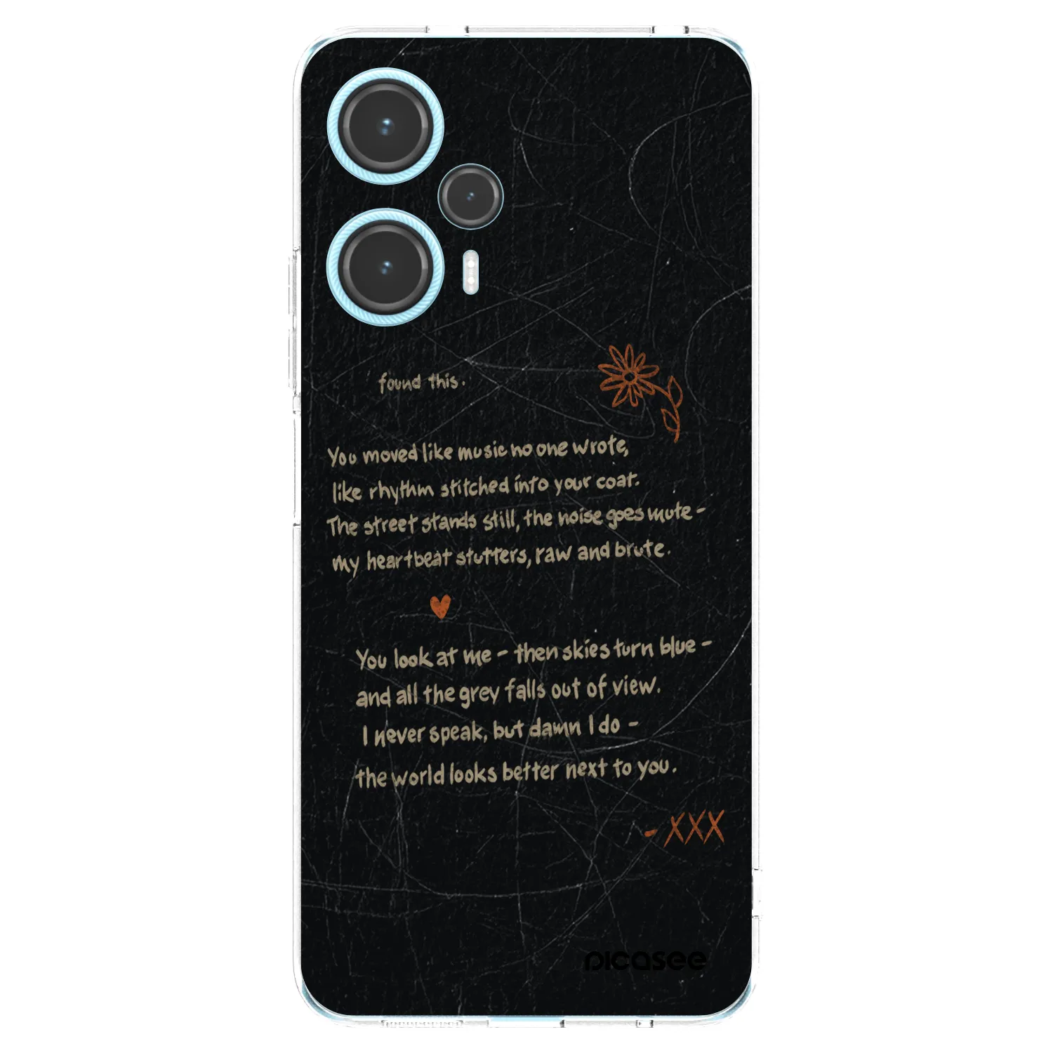 Picasee silikonowe przeźroczyste etui na Xiaomi Poco F5 - POET