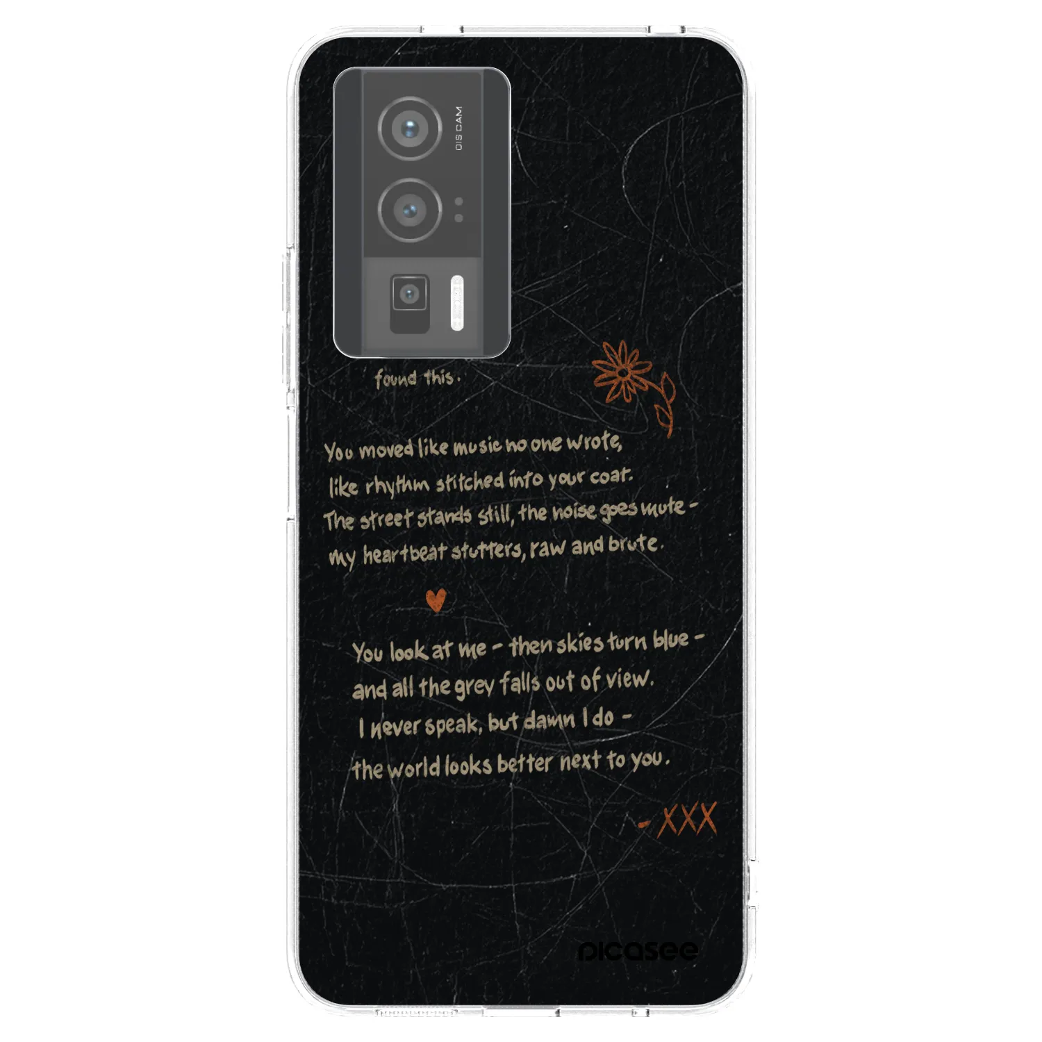 Picasee silikonowe przeźroczyste etui na Xiaomi Poco F5 Pro 5G - POET