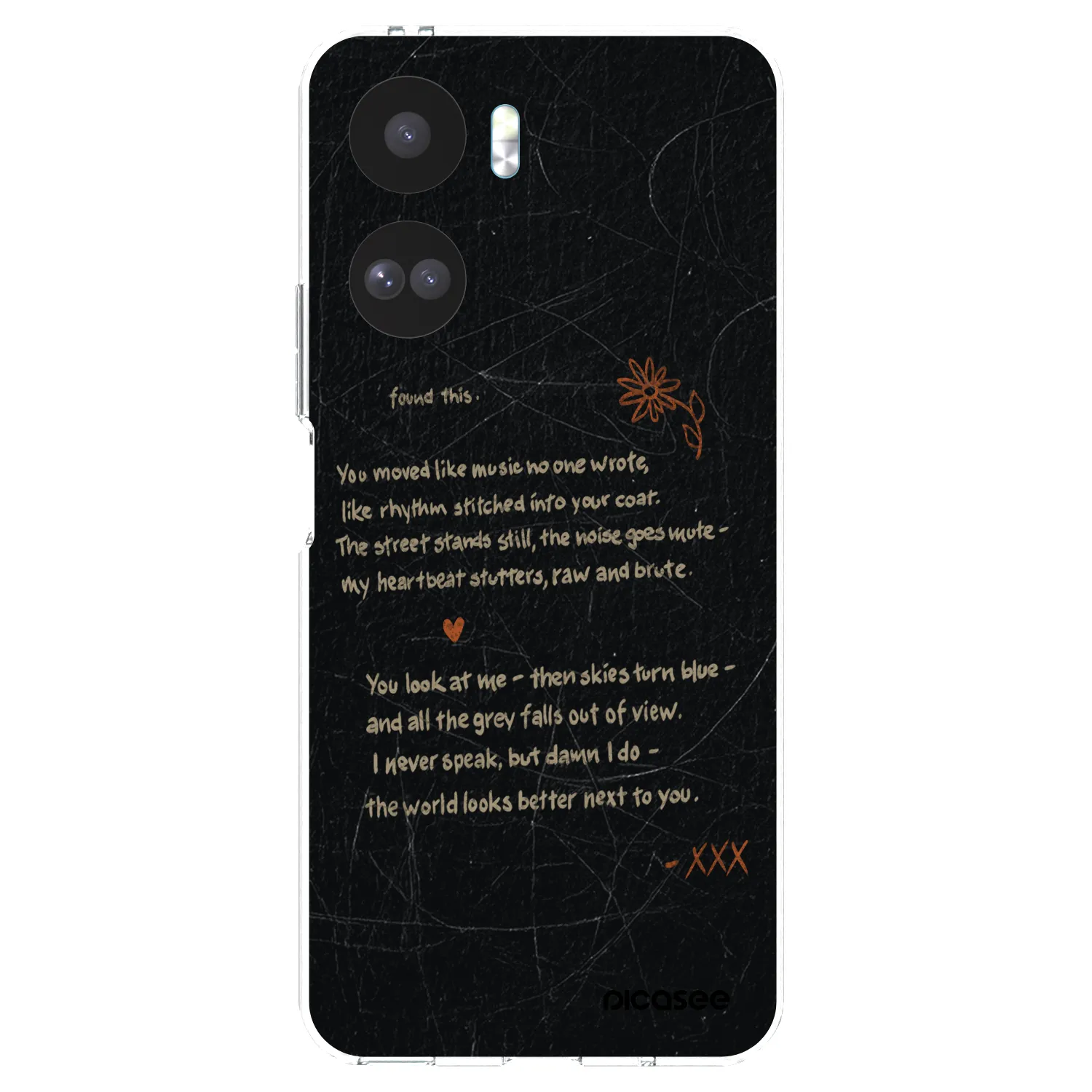 Picasee silikonowe przeźroczyste etui na Honor 90 Lite 5G - POET
